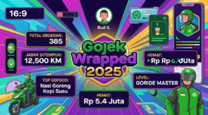 Sangat Mudah! Cara Cek Pengeluaran Grab Selama Setahun Lewat Wrapped 2025 (KEJOG)