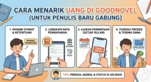 Cara Menarik Uang di GoodNovel untuk Penulis yang Baru Gabung