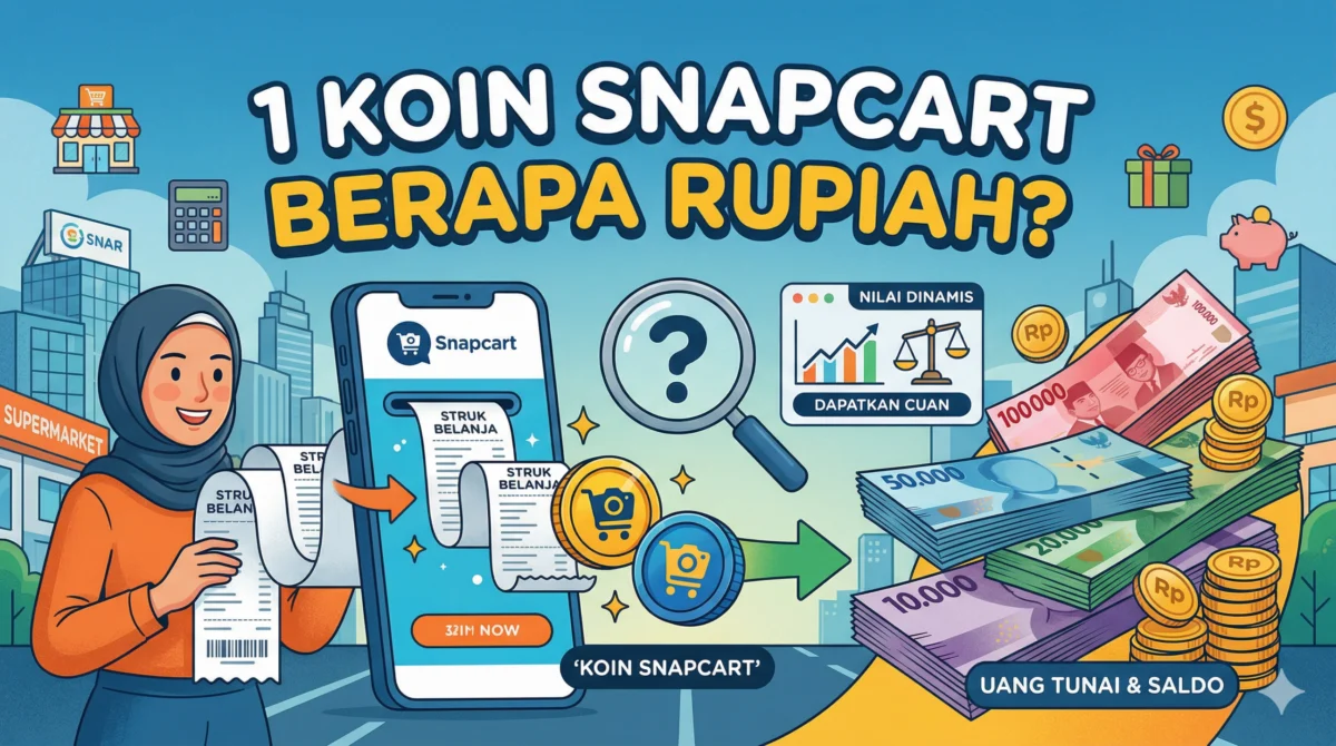 1 Koin Snapcart Berapa Rupiah