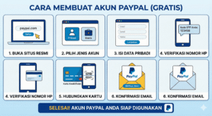 Cara Membuat Akun PayPal Untuk Pembayaran tanpa Kartu Kredit 2026