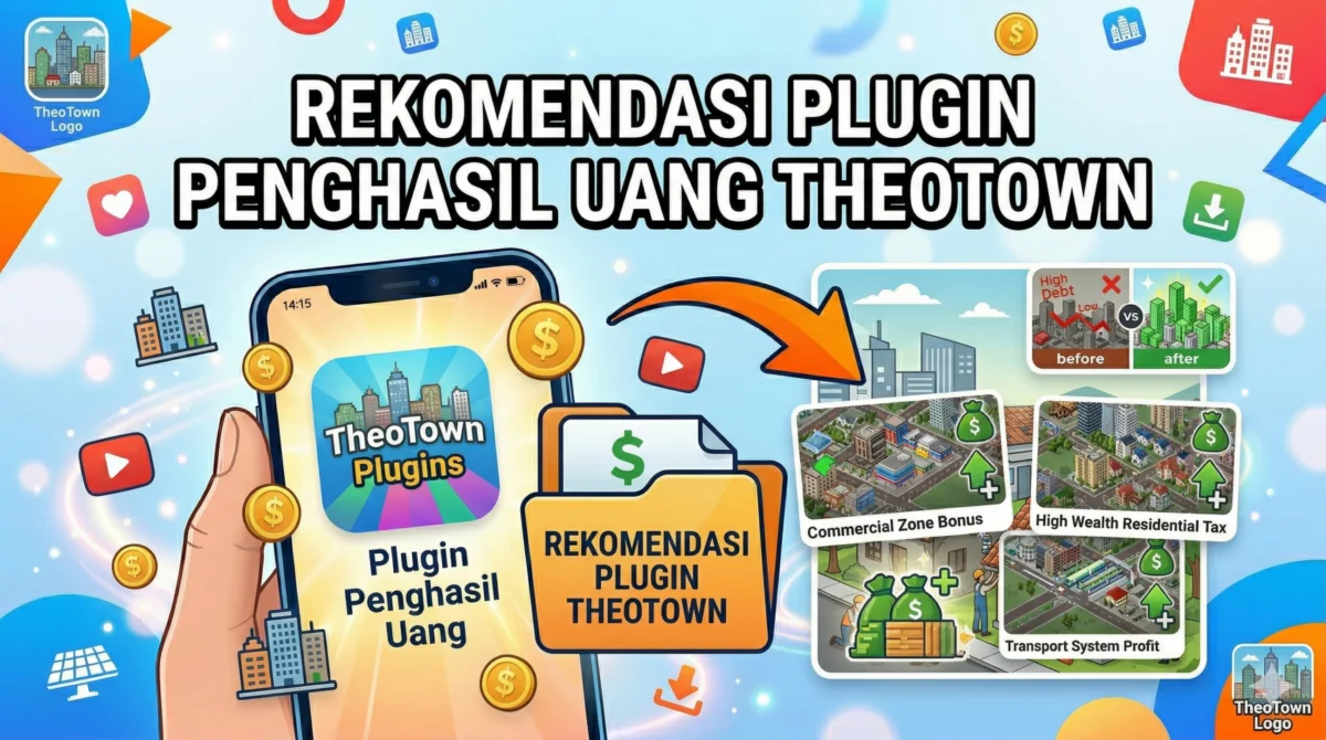 Rekomendasi Plugin Penghasil Uang TheoTown