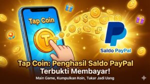 Tap Coin Penghasil Saldo PayPal dan DANA Gratis, Apakah Membayar?