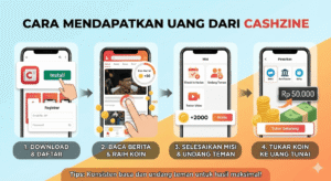 Cashzine App Membaca Berita Dapat Saldo DANA Gratis, Cek Cara Login Dan Mendapatkan Uangnya Disini!