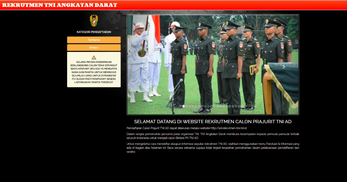 pendaftaran ad tamtama