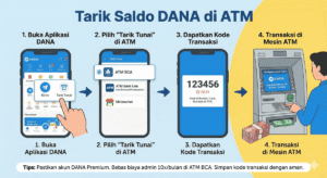 Cara Tarik Saldo DANA di ATM Tanpa Kartu! Syarat, Biaya, dan Solusi Kendala
