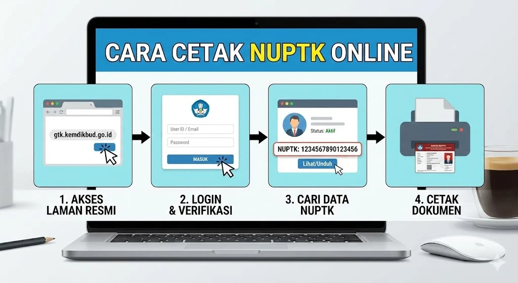 Cara Cetak NUPTK Online