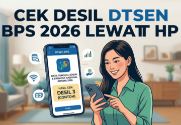 Cek Desil DTSEN BPS 2026 Lewat HP untuk Ketahui Status Penerima Bansos