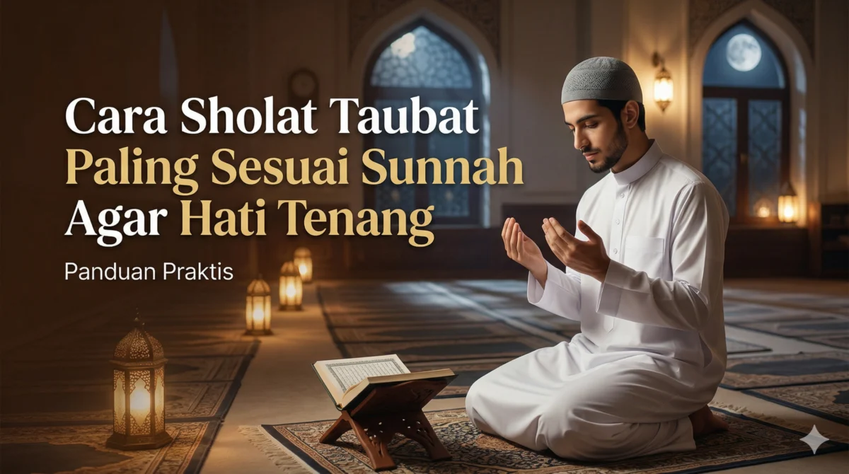 Cara Sholat Taubat Paling Sesuai Sunnah Agar Hati Tenang"
