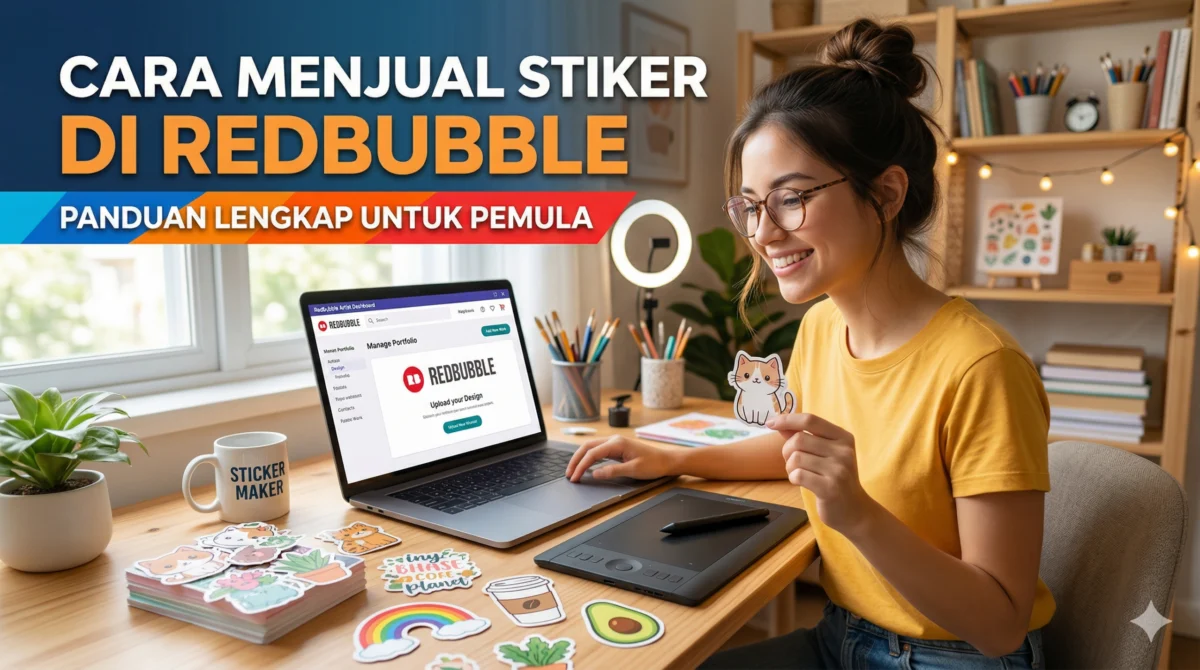 Cara Menjual Stiker di Redbubble untuk Pemula