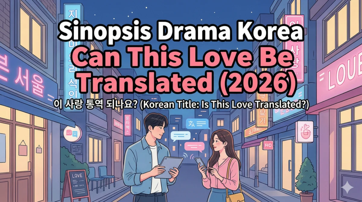 Sinopsis Drama Korea Can This Love Be Translated (2026)