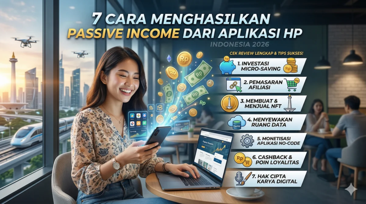 7 Cara Menghasilkan Passive Income dari Aplikasi HP