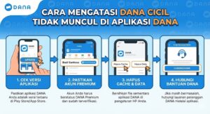 Cara Mengatasi DANA Cicil Tidak Muncul di Aplikasi DANA
