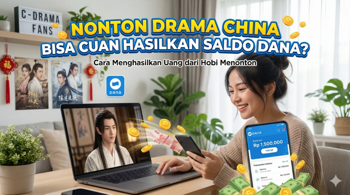 Nonton Drama China Bisa Cuan Hasilkan Saldo DANA?