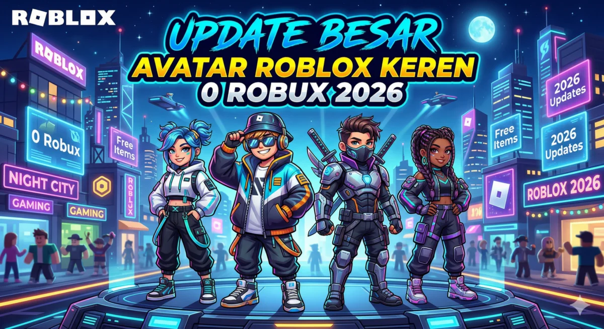 Update Besar Avatar Roblox Keren 0 Robux 2026