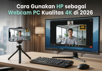 Cara Gunakan HP sebagai Webcam PC Kualitas 4K di 2026, Solusi Terbaik Rapat Online