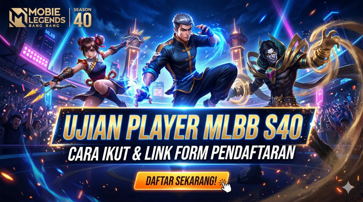 Ujian Player MLBB S40, Cara Ikut, Link Form Pendaftaran