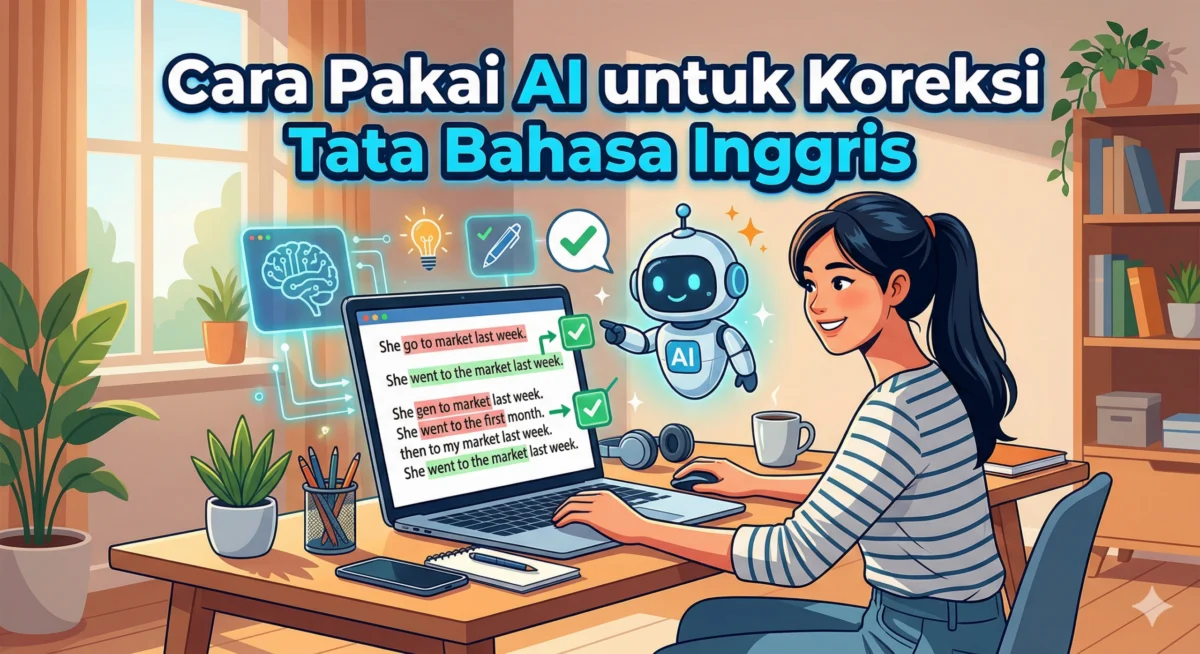 Cara Pakai AI untuk Koreksi Tata Bahasa Inggris