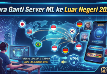 Cara Ganti Server ML ke Luar Negeri 2026, Main Lintas Benua Lancar Anti Blokir