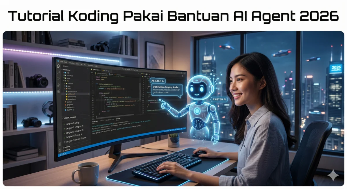 Tutorial Koding Pakai Bantuan AI Agent 2026