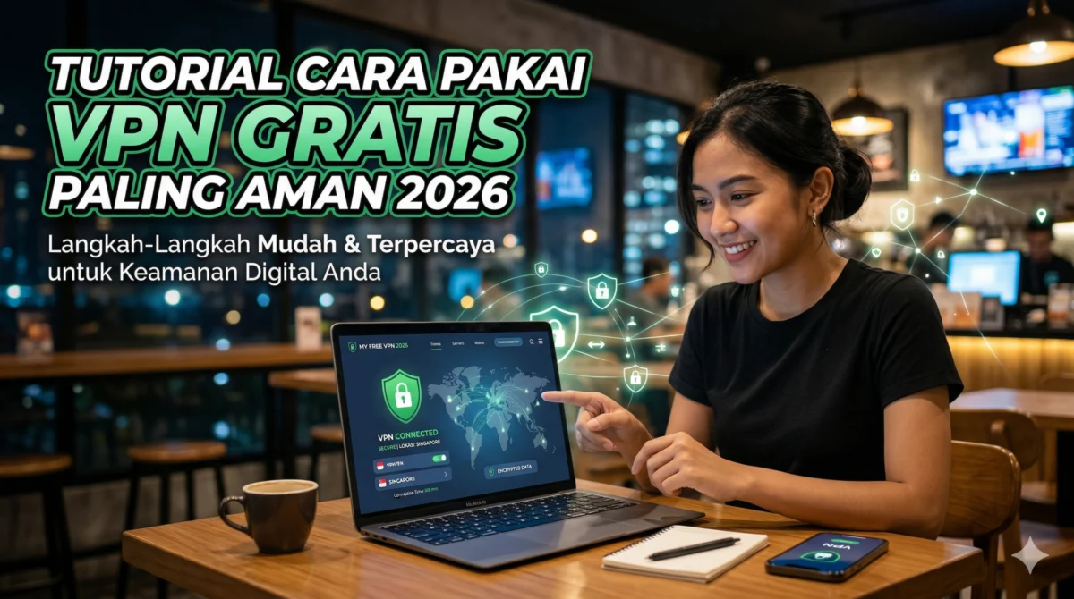 Tutorial Cara Pakai VPN Gratis Paling Aman 2026