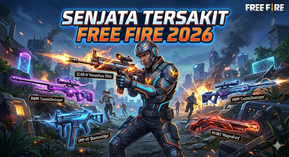 Senjata Tersakit Free Fire 2026