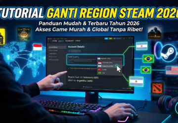 Tutorial Ganti Region Steam 2026: Strategi Terbaru Beli Game Lebih Hemat