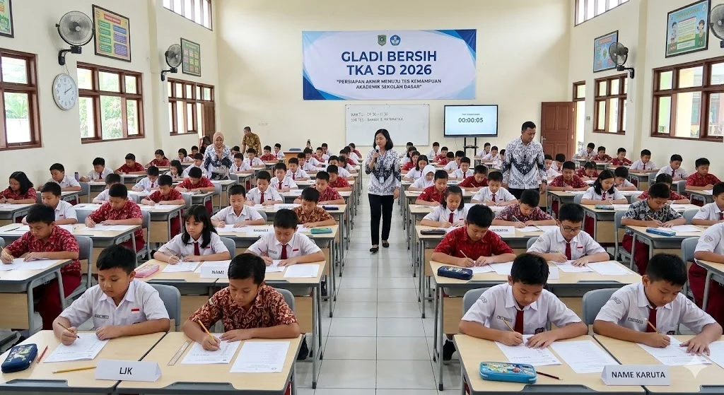 Gladi bersih Tes Kemampuan Akademik (TKA)