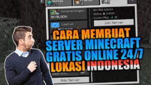 Panduan Lengkap Tutorial Cara Buat Server Minecraft Gratis Selamanya 2026, Main Tanpa Batas