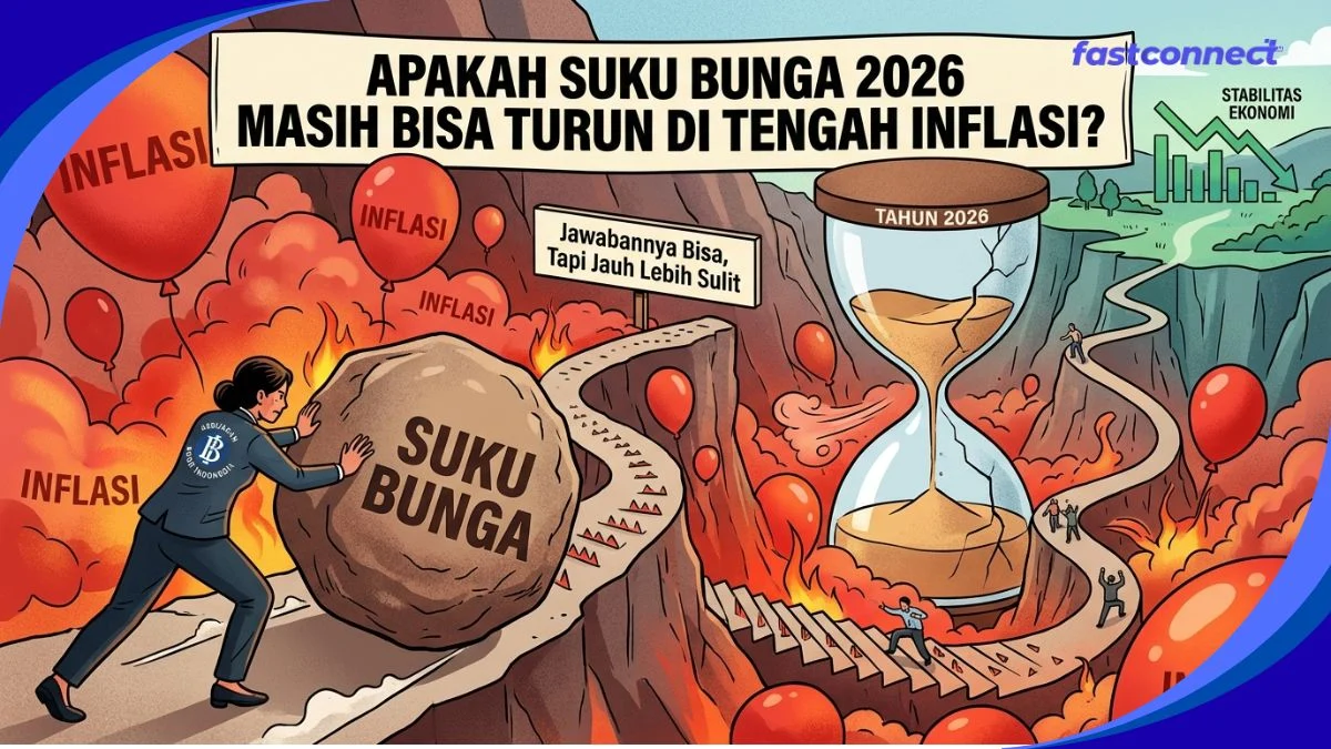 Apakah Suku Bunga 2026 Masih Bisa Turun di Tengah Inflasi? Jawabannya Bisa, Tapi Jauh Lebih Sulit