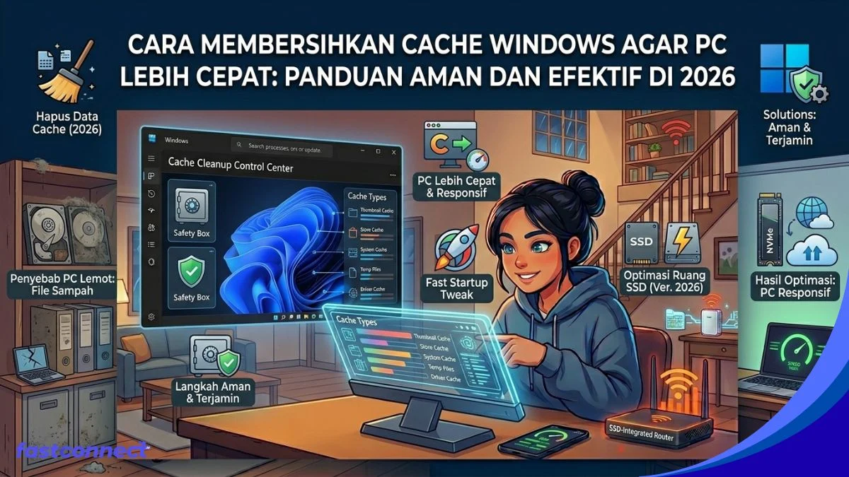 Cara Membersihkan Cache Windows agar PC Lebih Cepat: Panduan Aman dan Efektif di 2026