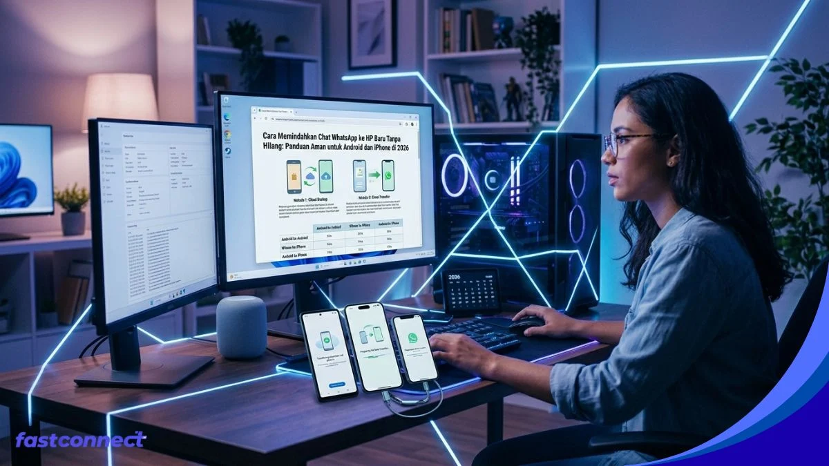 Cara Memindahkan Chat WhatsApp ke HP Baru Tanpa Hilang: Panduan Aman untuk Android dan iPhone di 2026