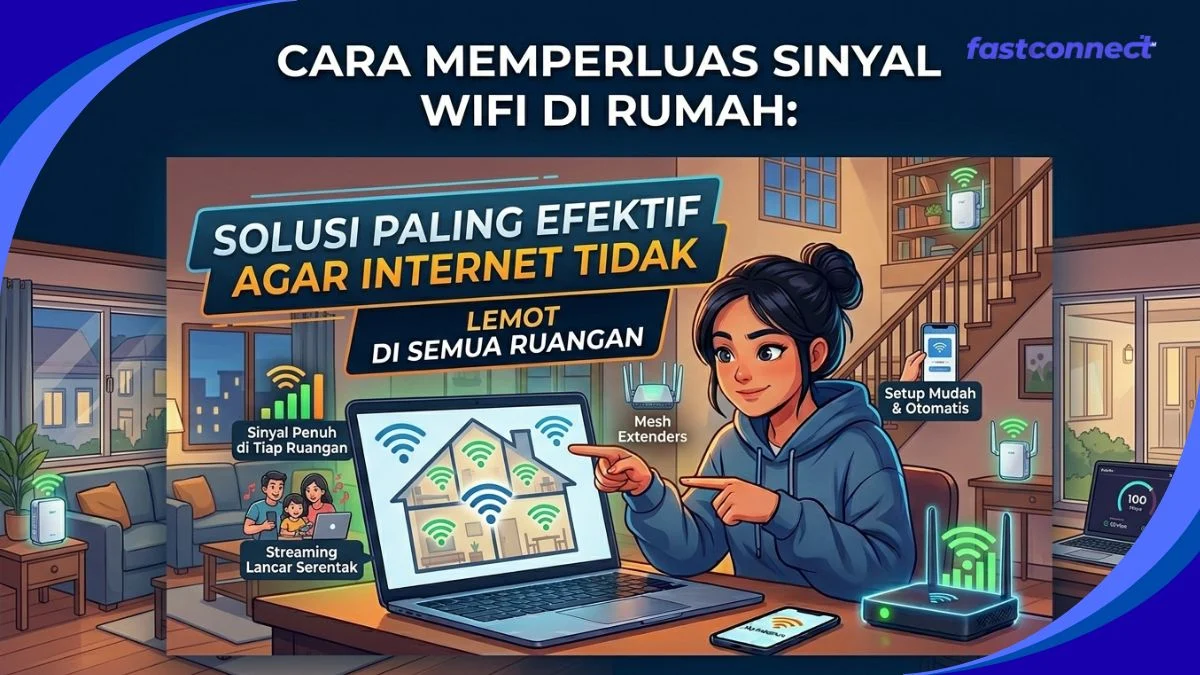 Cara Memperluas Sinyal WiFi di Rumah: Solusi Paling Efektif agar Internet Tidak Lemot di Semua Ruangan