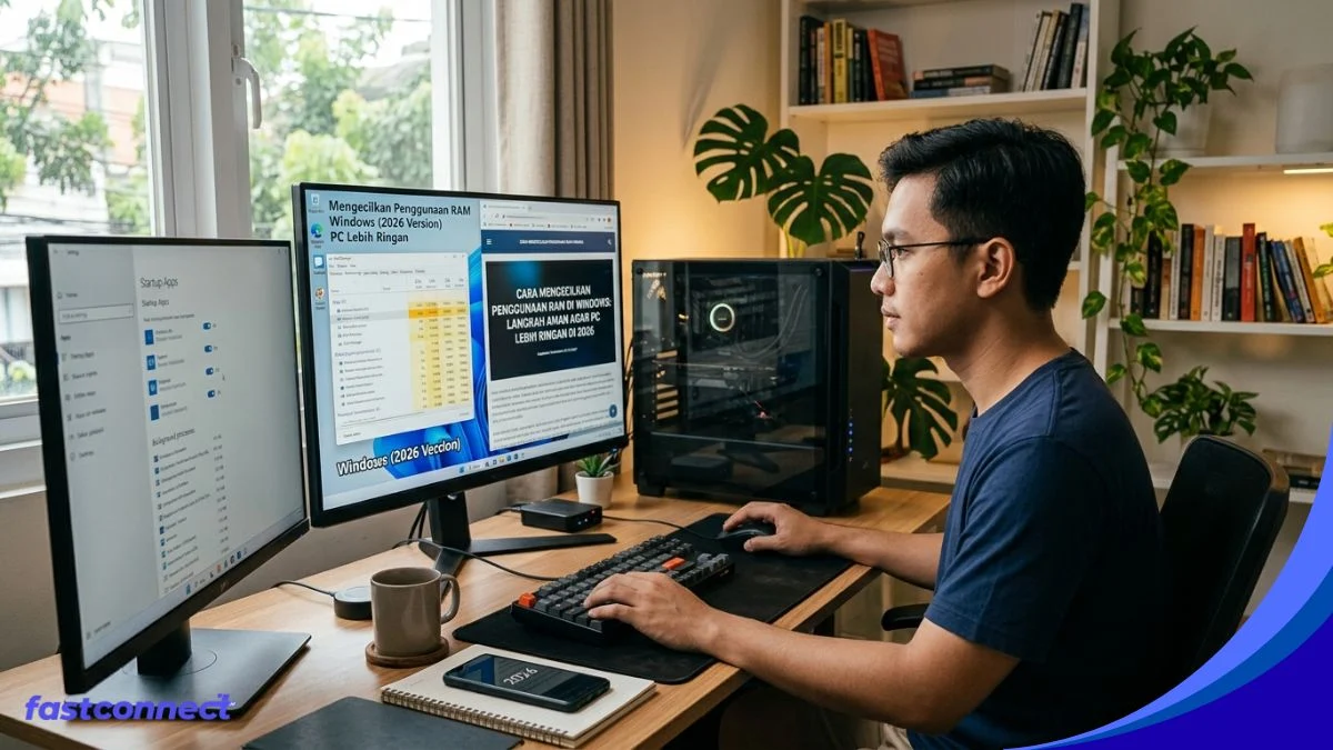 Cara Mengecilkan Penggunaan RAM di Windows: Langkah Aman agar PC Lebih Ringan di 2026