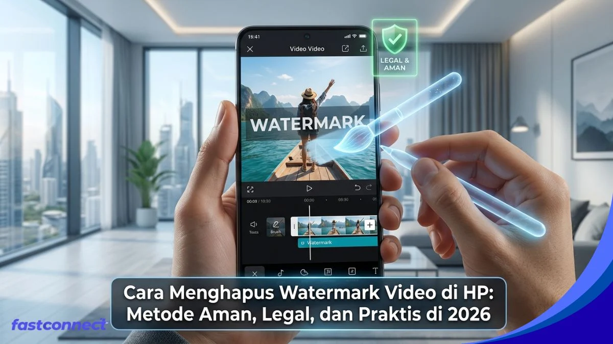 Cara Menghapus Watermark Video di HP: Metode Aman, Legal, dan Praktis di 2026