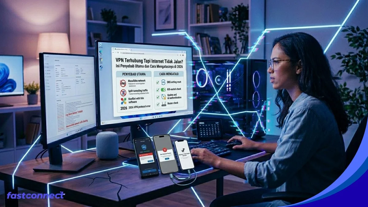 VPN Terhubung Tapi Internet Tidak Jalan? Ini Penyebab Utama dan Cara Mengatasinya di 2026