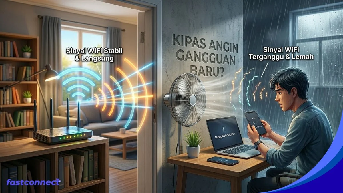 Apakah Kipas Angin Mengganggu Sinyal WiFi?